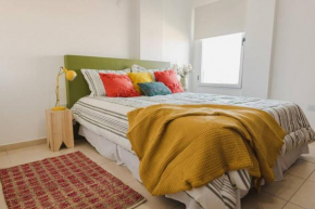 Departamento de diseño boho, hogareño y luminoso